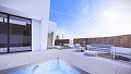 Contemporary 3 bed villas with swimming pool, large solarium and parking in Alicante Dream Homes API 1122